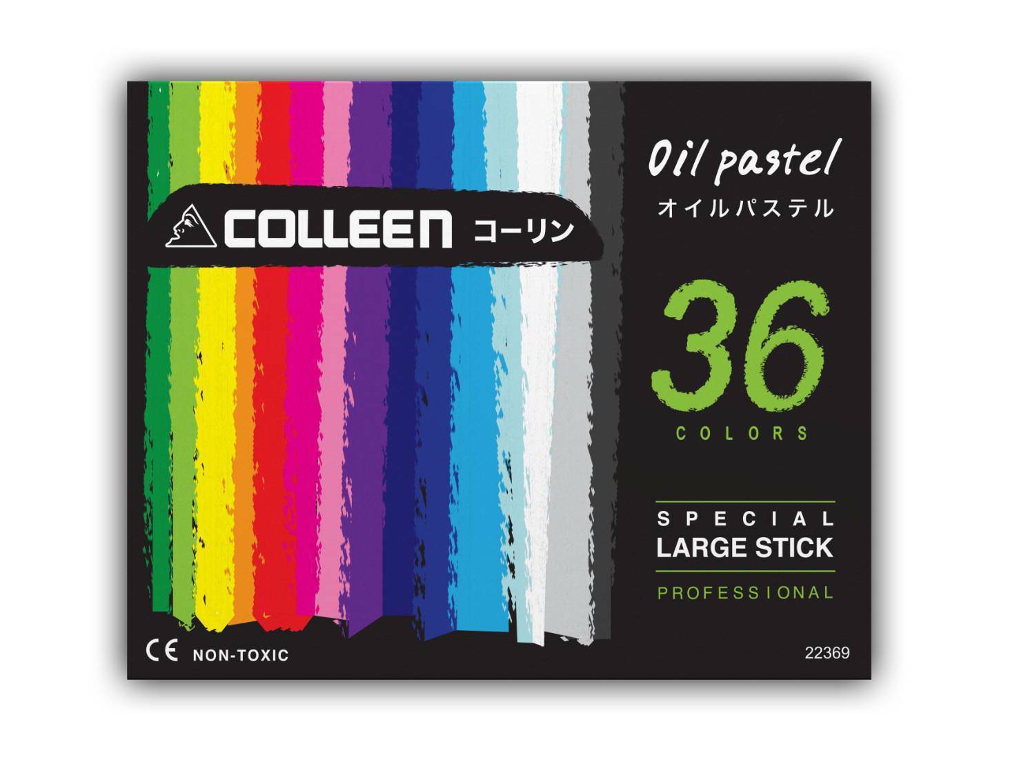 22369 สีชอล์ก แท่งใหญ่ 36 สี[1 กล่อง]