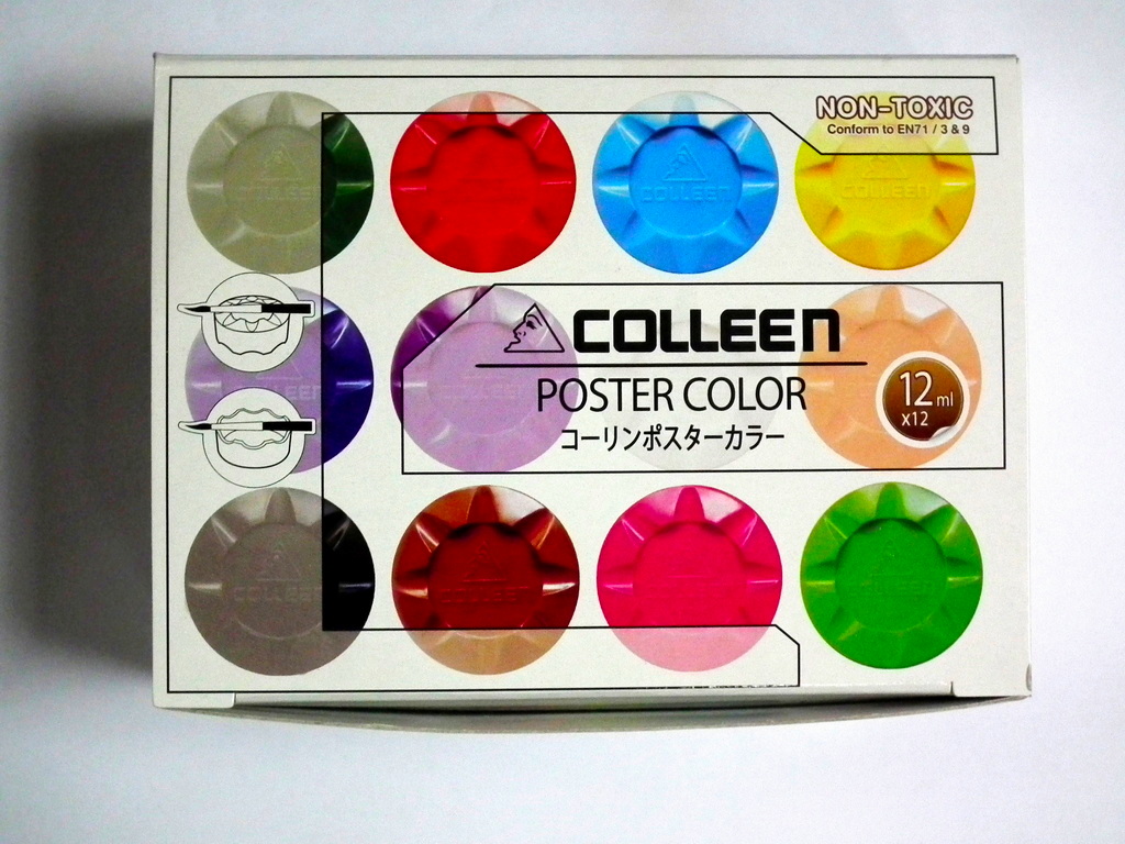 13092  สีโปสเตอร์ Colleen ชนิดใหญ่ 12 สี [1 ชุด]