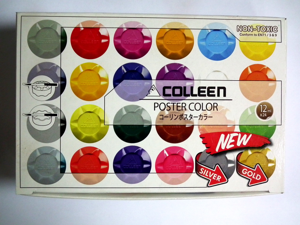 11294  สีโปสเตอร์ Colleen ชนิดเล็ก 24 สี [1 ชุด]